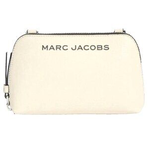 New Marc Jacobs Small Crossbody Pouch Pebble Leather Marshmallow